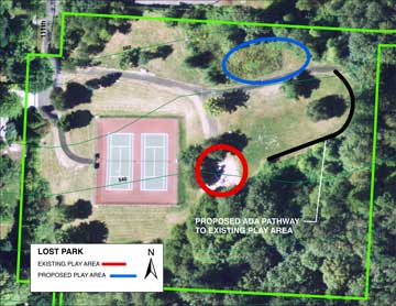 Lost Park playground map