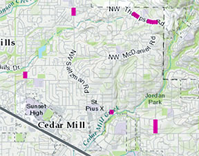 Several projects in the Cedar Mill area are on the list. Those that receive more comments have a better chance for funding, so take a few minutes to participate!