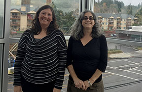 Deputy Director Shannon Wilson and Executive
Director Rachael Duke of CPAH are proud of the way The Watershed at Hillsdale is working in that community.