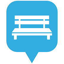Park bench logo