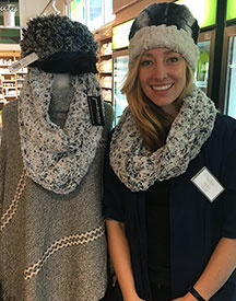 Here is Rose showing off our Winter Woolies with Susan, our most beloved mannequin. Fact: Rose never gets sick. She keeps her immune system strong with Plantiva&rsquo;s Immune DX, Host Defense Mushrooms, Propolis spray, and the absolute essential, Vitamin D. Please come in and ask Rose for the full run down on immune support and chat about healthy living.