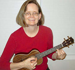 Dawn with ukulele