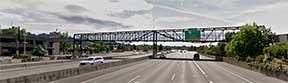 Sunset Transit Center bridge