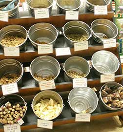 Bulk treats in buckets let your pets choose their favorite flavors