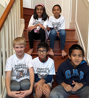 LEGO robotics team, the Robotic Animals