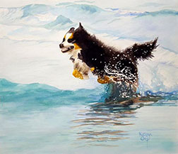 Watercolor by Featured Artist Kathryn Oliver-Garnett