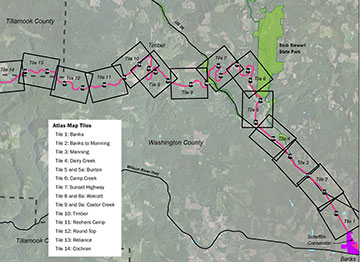 The Washington County portion of the trail is called the Valley Segment