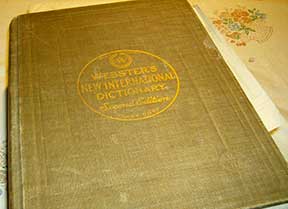 dictionary cover