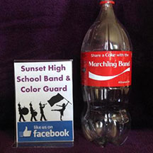Bottle drive for band.