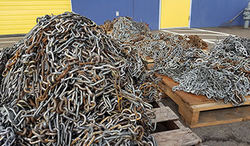 Tire chains.