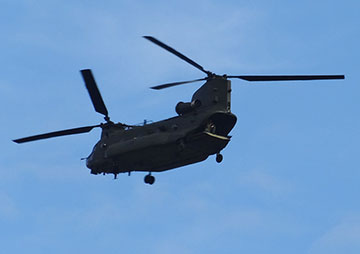 military helicopter