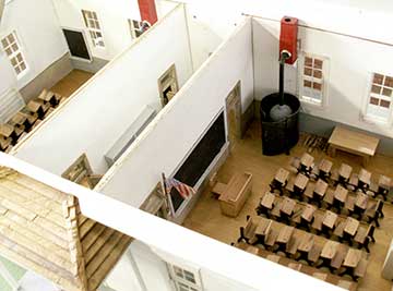 interior of model