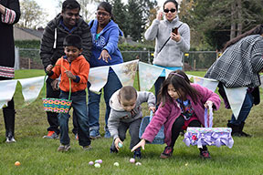 spring egg hunt