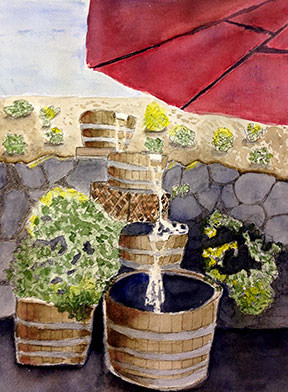 "Buckets of Waterfall, by Chris Kondrat