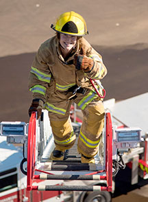 career day ladder climb
