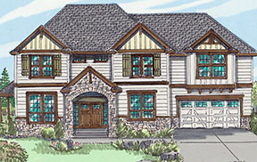 One of the homes in Kinsley Estates, off West Rd. in "old" Bonny Slope