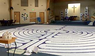 holy week labyrinth