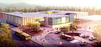Conceptual illustration of the Kaiser K-5 School. 