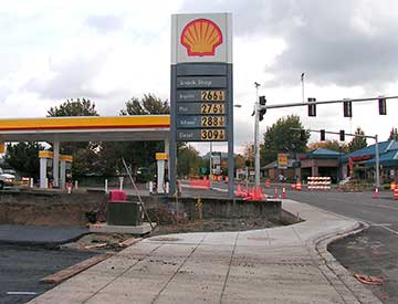 Shell station