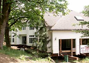 Big white house on McDaniel road