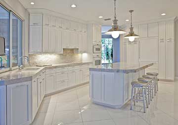 painted kitchen