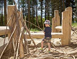 The Nature Play area at Tillbury Park