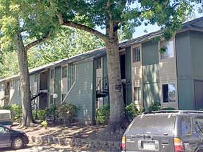 One of several buildings that were renovated under a previous board. Consultants said the repairs were inadequate.