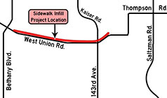 sidewalk infill map