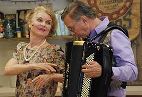 Mark and Helena Greathouse perform.