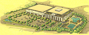 Life Time Fitness proposed rendering