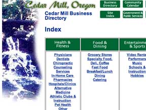 Cedar Mill Business Directory