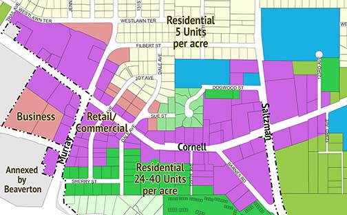 Zoning map