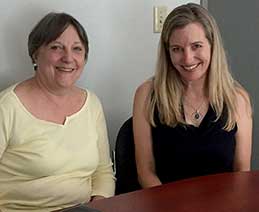 Gail Parker and Ann Garcia