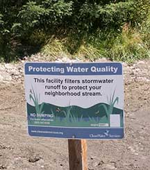 saltzman wetland sign