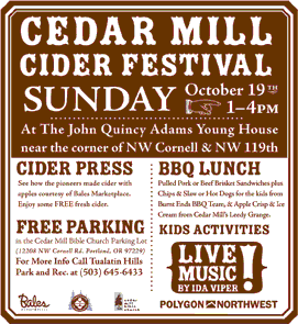 Cedar Mill Cider Festival