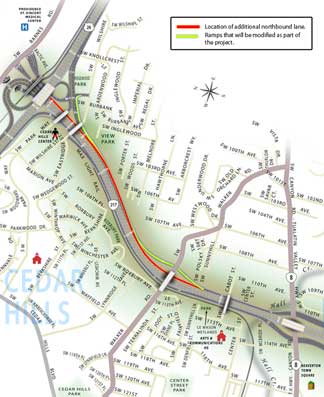 Highway 217 widening