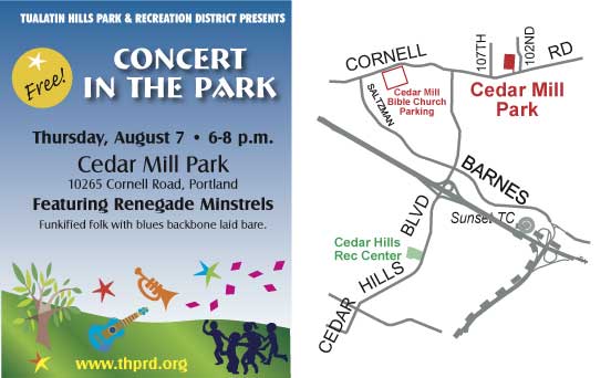 Cedar Mill Park Concert