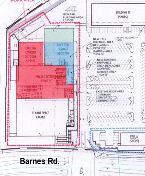 rock gym map
