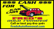 Fred's Auto Removal