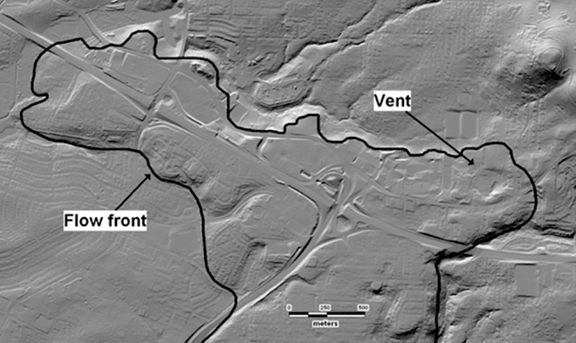 volcanic flow diagram