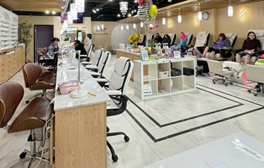 exp salon interior