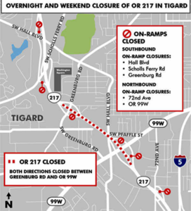 217 road closure map