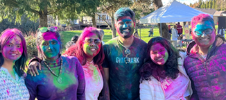 people celebrate holi