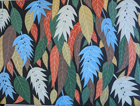 Big and Bold by Ayshwarya Subramanian: "Abstract Leaves Wilderness"