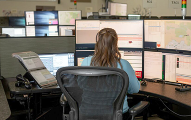 nurse navigator at desk