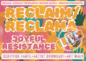 reclaim/ reclama joyful resistance poster