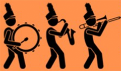 marching band illustration