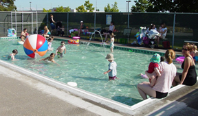 sunset wading pool