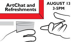 art chat logo with cartoon hands in conversation