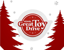 kgw great toy drive logo with red trees